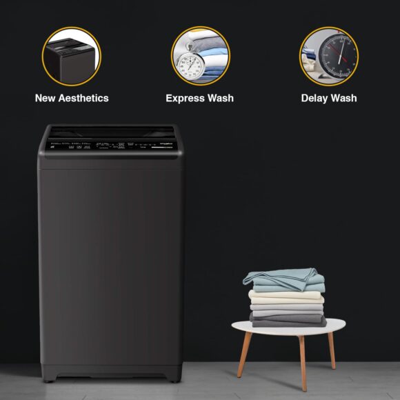 Whirlpool 7 Kg 5 Star Royal Fully-Automatic Top Loading Washing Machine (WHITEMAGIC ROYAL 7.0 GENX, Grey, Hard Water Wash, ZPF Technology) - Image 7