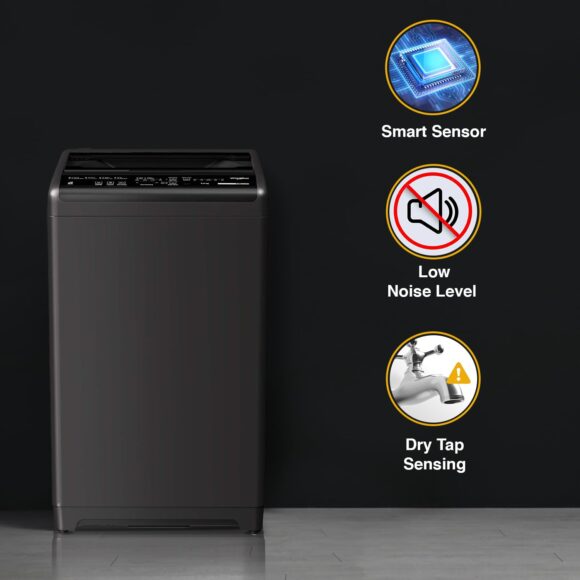 Whirlpool 7 Kg 5 Star Royal Fully-Automatic Top Loading Washing Machine (WHITEMAGIC ROYAL 7.0 GENX, Grey, Hard Water Wash, ZPF Technology) - Image 5